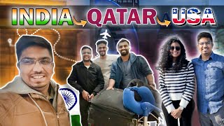 India to USA via Qatar Travel Vlog | Qatar after FIFA 2022 | Life of an International Student in USA