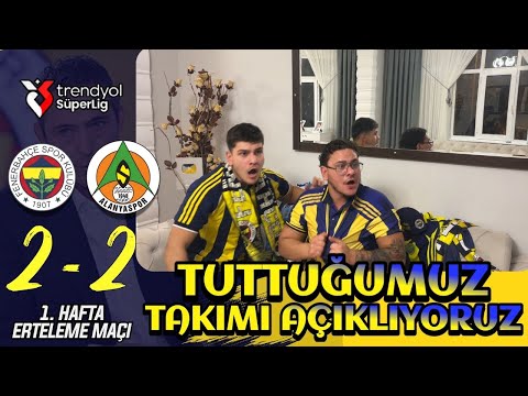 FANATİK FENERBAHÇELİLER FENERBAHÇE ALANYASPOR MAÇINI İZLERSE - FENERBAHÇE 2-2 ALANYASPOR