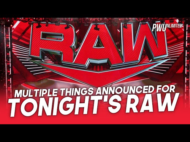 Multiple Things Announced For Tonight's Monday Night RAW