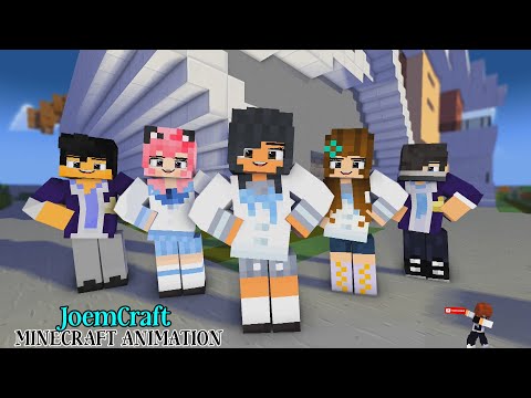 APHMAU HIGHSCHOOL FRIENDS | CAPTURED LOVE MEME | FIRST LOVE | SUPER IDOL DANCE - Minecraft Animation