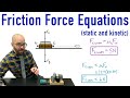 Friction Forces and Their Effects
