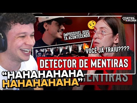 ARUAN REAGE: DETECTOR DE MENTIRAS! Ft. FELCA (AQUELES CARAS) - Cortes do Aruan
