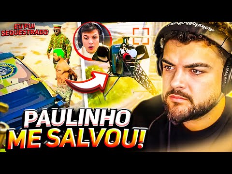 PAULINHO O LOKO me SALVOU do SEQUESTR4 no GTA RP