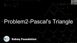 Problem2-Pascal's Triangle