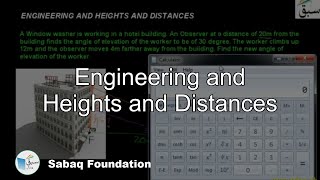 Engineering and Heights and Distances