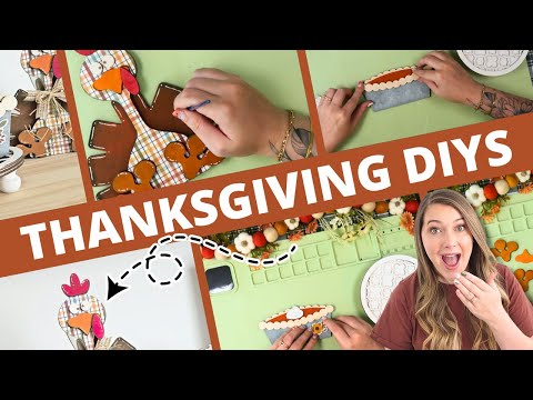 DIYS that are PERFECT for THANKSGIVING! Craft your very own Thanksgiving Decor!