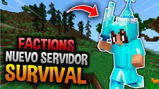 ✅ NUEVO SERVIDOR Survival FACTIONS para MINECRAFT PE 1.21.101 😱 Servidor para Minecraft Bedrock 1.21