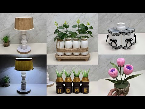 Ide daur ulang botol bekas || DIY craft with waste materials