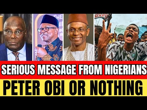 SETBACK FOR ATIKU? Serious Warning To Atiku Ahead Of 2027 Election: PETER OBI OR NOTHING!