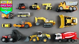 Learn Names & Sounds of Construction Vehicles Names for Kids