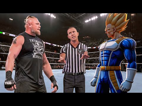 Full Match - Brock Lesnar vs Super Saiyan Vegeta - Iron Man Match 2025 | WWE2K Jan 20, 2025