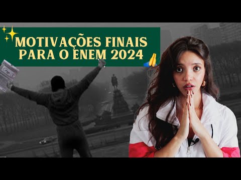 MEU ÚLTIMO VÍDEO ANTES DO ENEM 2024!