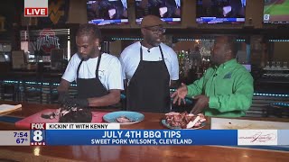 Kenny gets expert Cleveland-style BBQ tips from Sweet Pork Wilson's