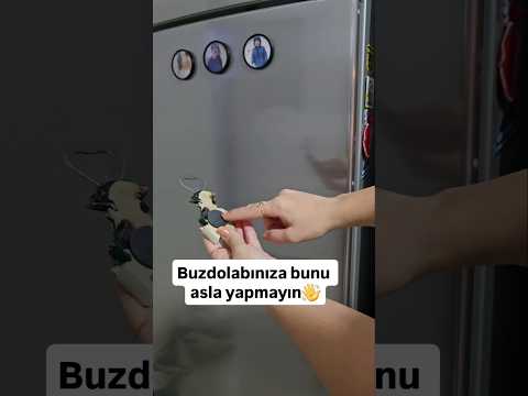 Buzdolabındaki çizimlerin çogu magnetlerden dolayı işte çözüm #pratik #superfikirr #pratikçözümler