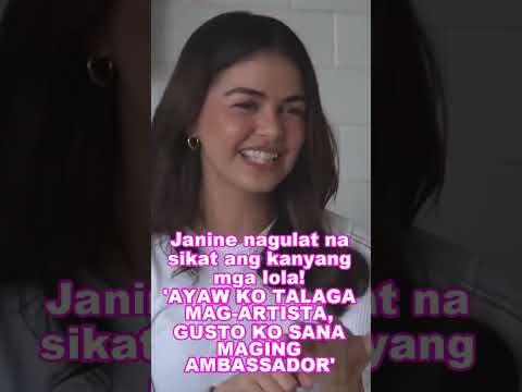 Janine nagulat na sikat ang mga lola! 'AYAW KO MAG-ARTISTA, GUSTO KO MAGING AMBASSADOR' 😍🥰🤗 #shorts