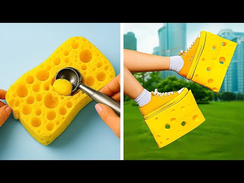 🧀 CHEESY SNEAKERS? Genius Shoe Makeovers You Have to See! 👟✨