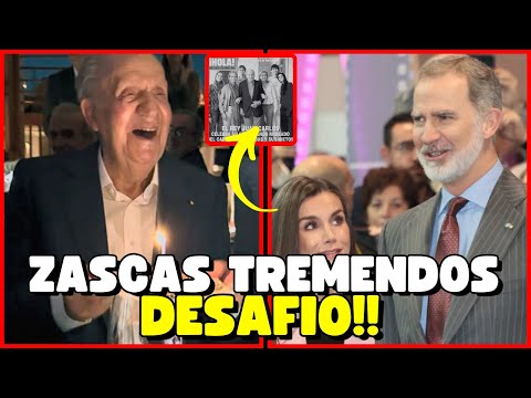 Letizia Ortiz y Felipe DESAFIADOS por Juan Carlos con TREMENDOS ZASCAS