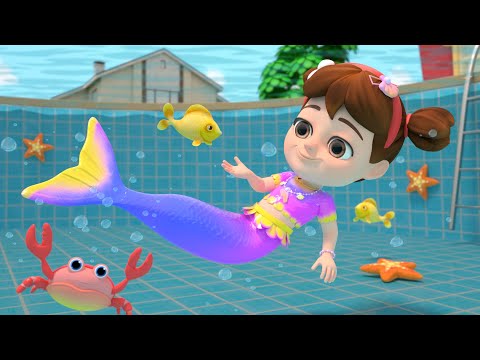 Little Mermaid | Girl Mermaid Song MORE Educational Nursery Rhymes & Kids Song