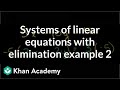 Solving Systems of Equations with Elimination Techniques