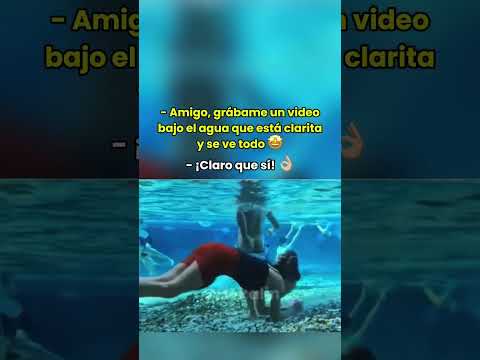 Bien clarita el agua 😮