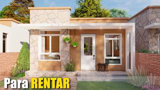 Casa para RENTAR 🤩🏠 | CASA PEQUEÑA de 6x6 metros con 2 dormitorios