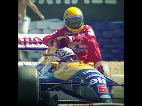 Ayrton Senna x Mansell😍