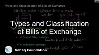 Types and Classification of Bills of Exchange