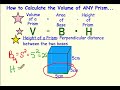 Calculating the Volume of Right Prisms