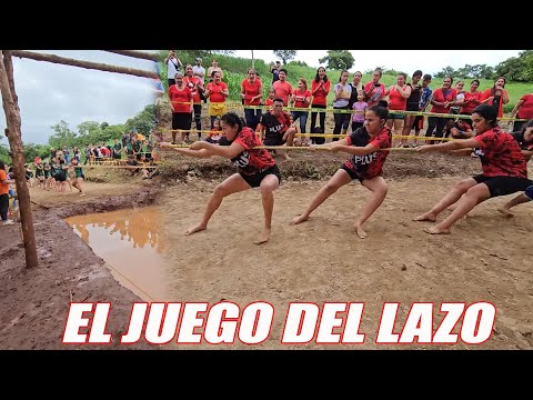 El juego del laso 💪donde la fuerza es lo principal en este juego.