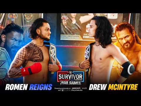 WWE Survivor Series 2024 | Roman Reigns vs Drew McIntyre Full Match | WWE War Games 2024