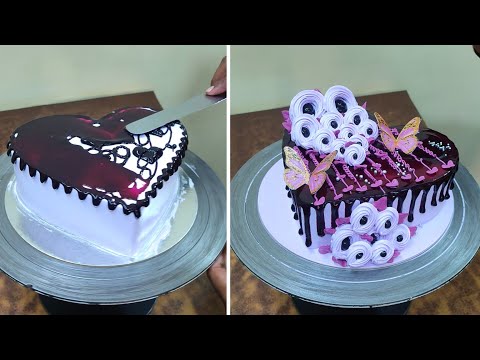 Heart Shape Cake | Blueberry flavour Heart Shape Cake | new Heart Cake