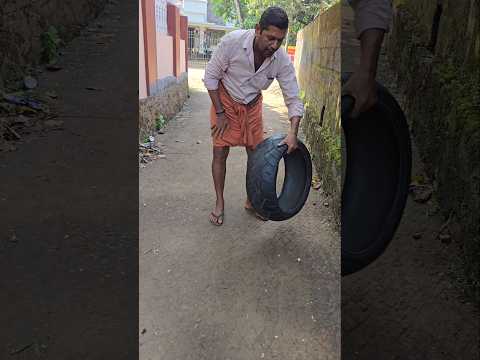 ബൈക്കിൽ ഇടാൻ കൊണ്ടുവന്ന ടയർ കണ്ടിട്ട് ഏട്ടൻ പറഞ്ഞ വാക്ക് 😄❤️ #shorts