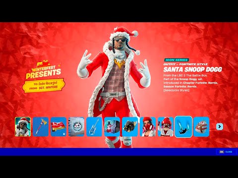 FORTNITE *NUEVOS REGALOS GRATIS* para TODOS! 🎁 (Festival de Invierno AHORA) 🎄