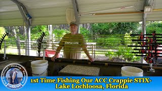 Fishing our ACC Crappie STIX for the 1st Time Lake Lochloosa, Florida