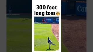 insane long toss 🤯
