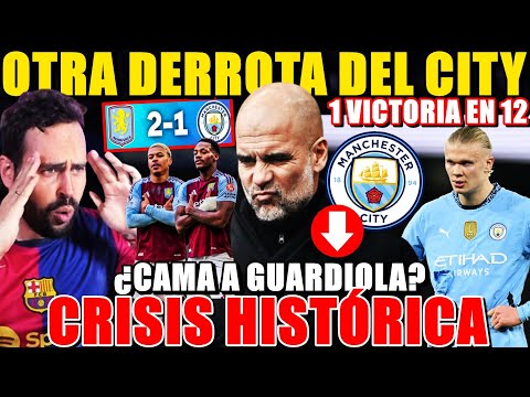 💥OTRA DERROTA del CITY de GUARDIOLA ¡Se HUNDEN en una CRISIS HISTÓRICA! ¿CAMA de los JUGADORES?