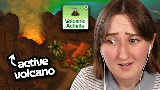 i built a house on an ACTIVE VOLCANO in the sims