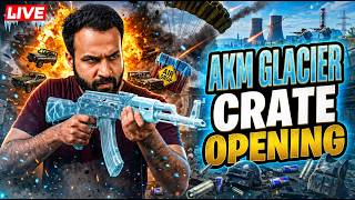 146 CLASSIC CRATES VS AKM GLACIER! 🧊 Will We Get It? | BGMI LIVE STREAM 🔴