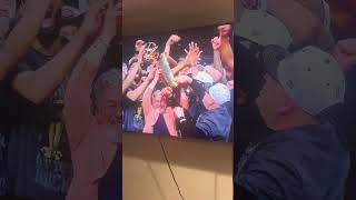 New York Knicks Trophy celebration