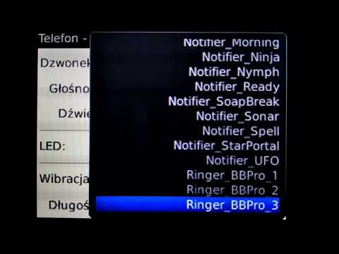 Blackberry Curve 8520 - Ringtones, alarm and SMS Tones