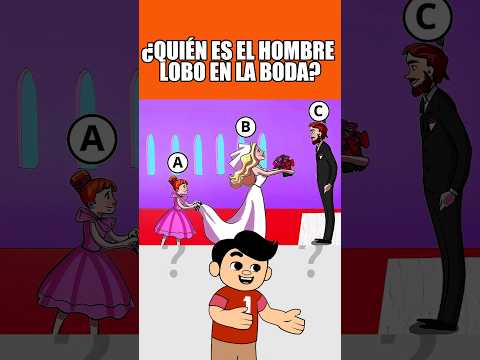 ¿QUIÉN ES EL HOMBRE LOBO EN LA BODA? #trivia #quiz