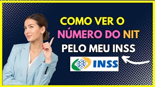 Como ver número do NIT no aplicativo MEU INSS rápido e fácil!