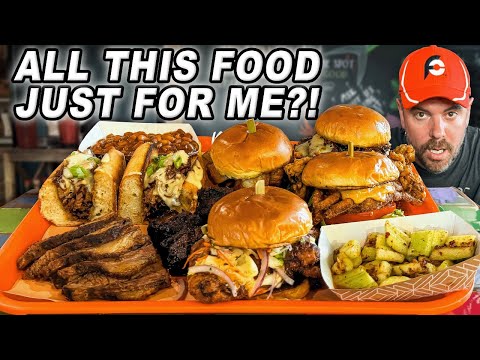 Island Pig & Fish’s $165 Menu Challenge Has BBQ, Seafood Sandwiches, and Fort Pierce's Best Burger!!