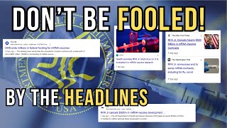 HHS CANCELS mRNA CONTRACTS -- But Don't Be FOOLED!!