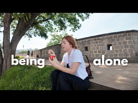 you need to learn to be happy alone 🍵🍃 solo travel in korea VLOG