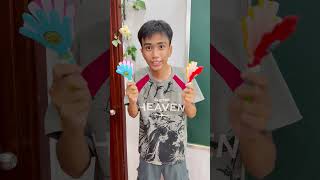 SH - Âm nhạc phát ra từ kẹo bàn tay || Music coming from the hand candy #shorts