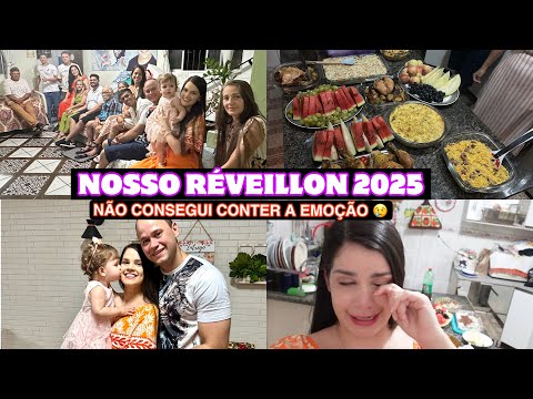 RÉVEILLON 2025 ABENÇOADO NA CASA DO AVÔ JOÃO + CHOREI 😢