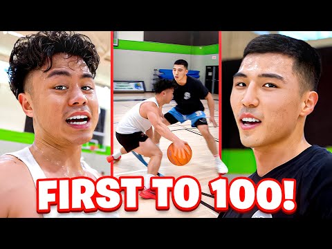 PLAYING THE TOUGHEST ASIAN HOOPER ON THE INTERNET 1V1 TO 100 POINTS!