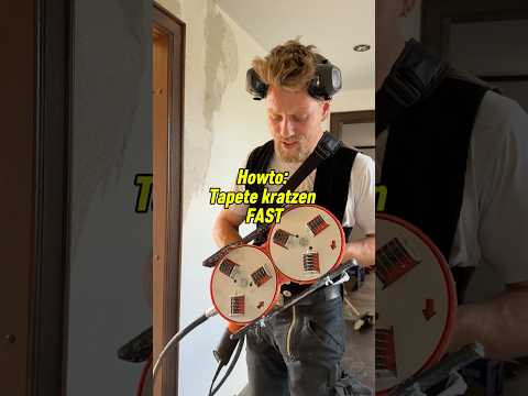 Tapeten entfernen in Sekunden – der absolute Gamechanger! #handwerk #tapete