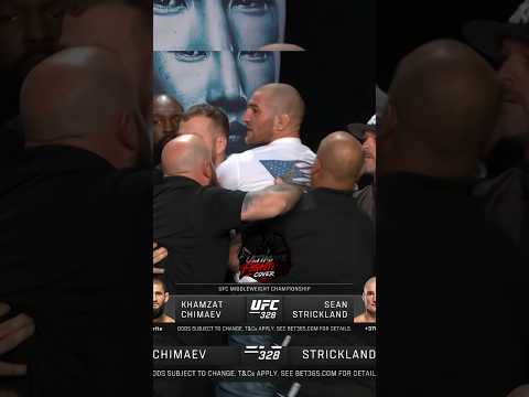 KHAMZAT CHIMAEV vs. SEAN STRICKLAND BRAWL PRESS CONFERENCE! #ufc #mma #seanstrickland #khamzat